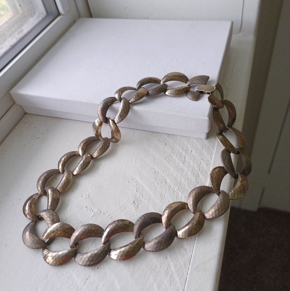 Bronze Chain Link Necklace